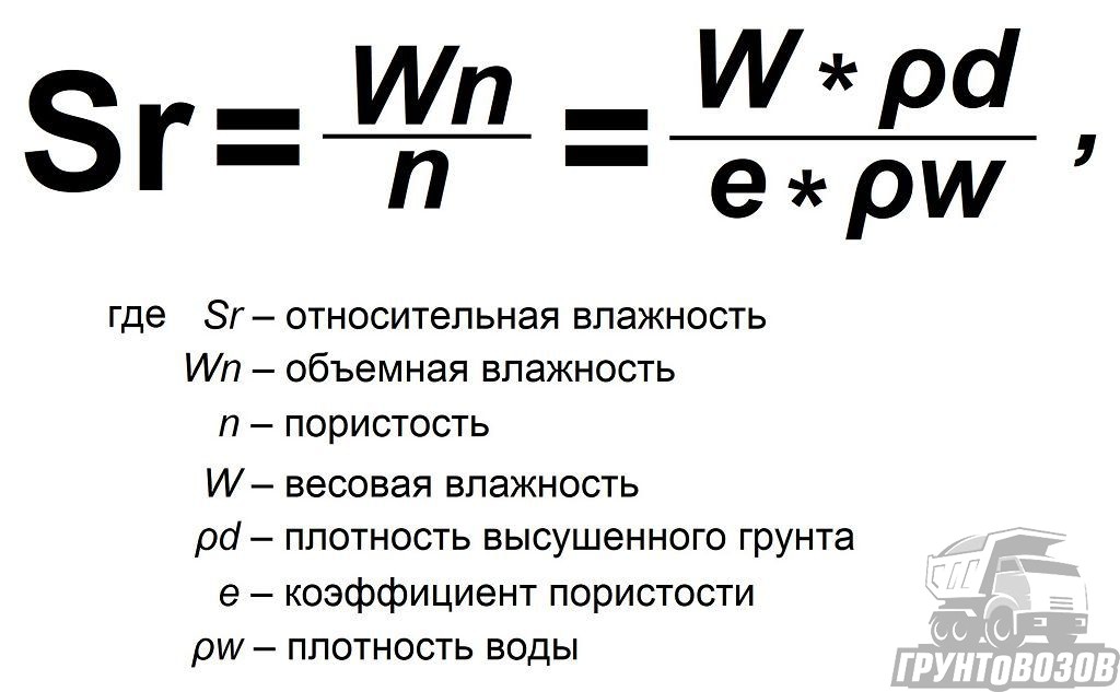 Влажность грунта – описание и формула Влажность грунта – описание и формула