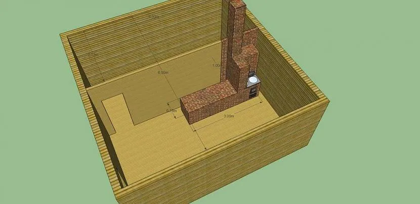Расположение печи Расположение печи