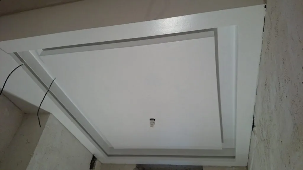 каркас второго уровня из гипсокартона