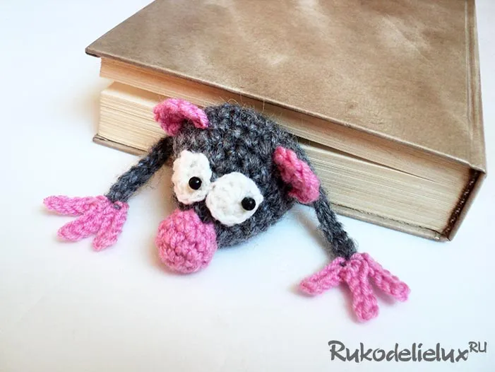 Закладка мышка своими руками