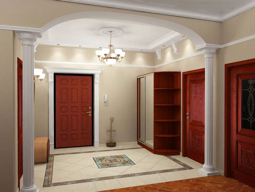 Римская арка в интерьере