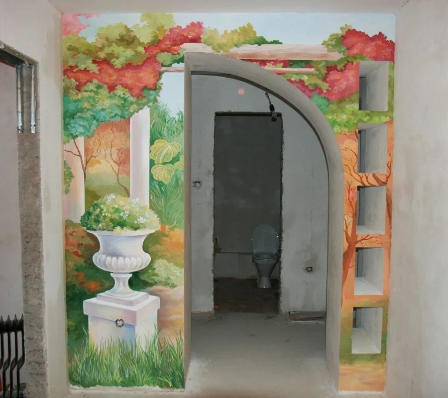 Арка с росписью