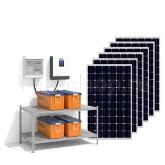 Комплект iD07 ☼ солнечная электростанция 5кВт с высокой генерацией