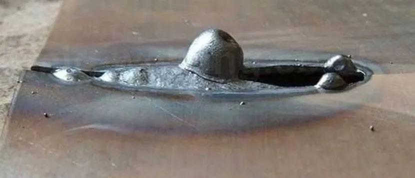 Тонкие стенки легко прожигаются насквозь