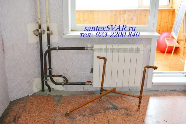 радиатор с нижней подачей