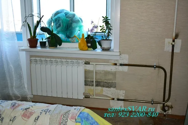 Подача холодней обратки