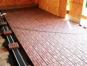 Тротуарная плитка покрытие для гаража