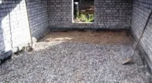 Делаем пол из гравия