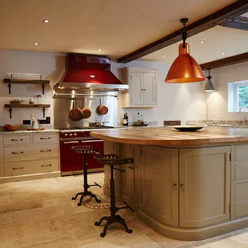 Painted and Reclaimed Kitchen