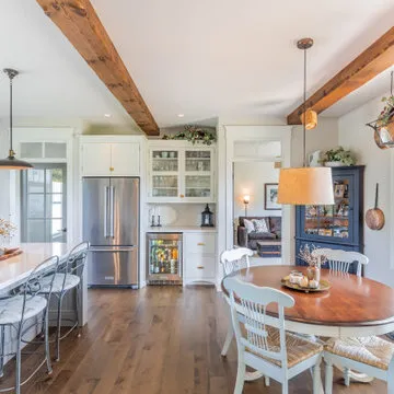 Traditional Kitchen with Cozy Dining Area