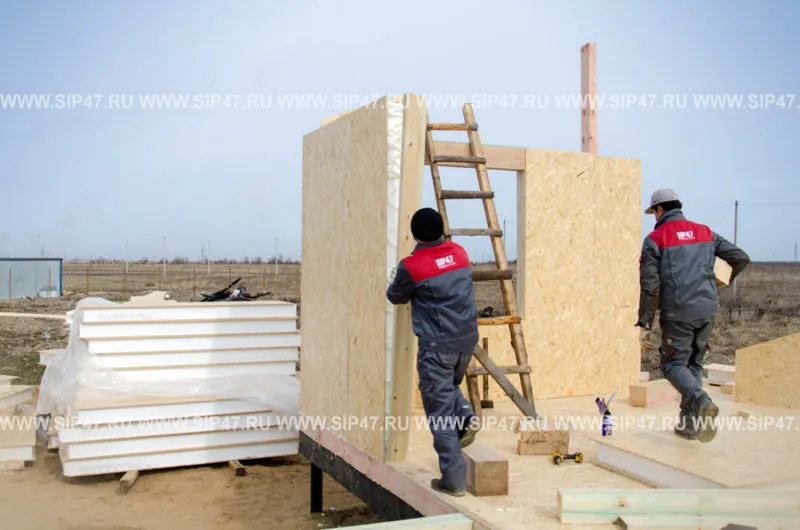 монтаж сип дома