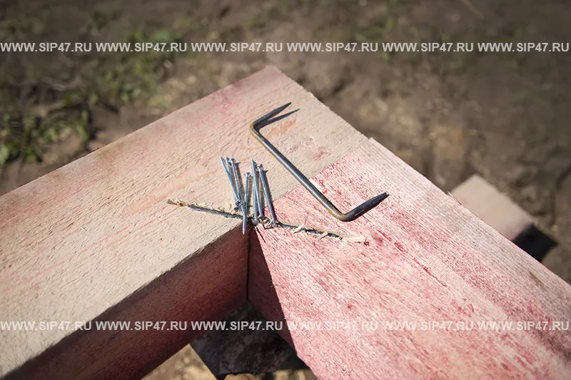 Монтаж фундамента