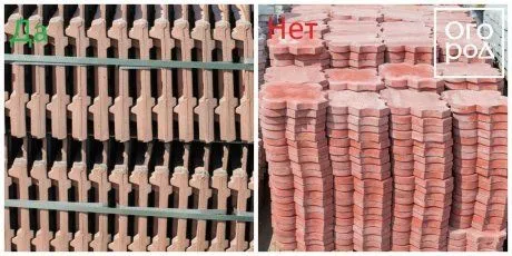 Некоторые умельцы также советуют до набора максимальной прочности хранить плитку вертикально Коллаж - хранение плитки