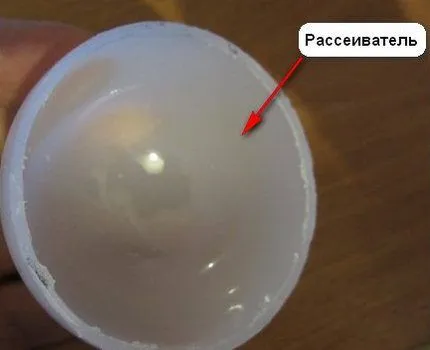 Рассеиватель светодиодной лампы Рассеиватель светодиодной лампы