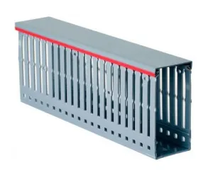 <b>Кабель</b>-<b>канал</b> DKC 01140RL перфорированный с крышкой 100х60 L2000 RL6 <b>серый</b>. Quadro