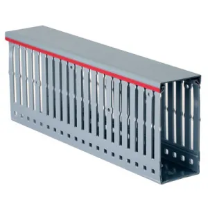 <b>Кабель</b>-<b>канал</b> DKC 01107RL перфорированный с крышкой 40х60 L2000 RL6 <b>серый</b>. Quadro