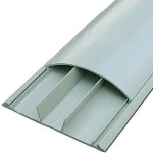 <b>Кабель</b>-<b>канал</b> Legrand 030092 - DLP напольный пластиковый 50x12 мм, 3 секции, длина 2 м, <b>серый</b>