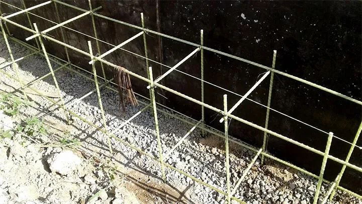 Армированная конструкция для фундамента