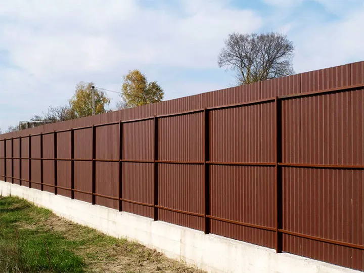 Ограждение из профлиста