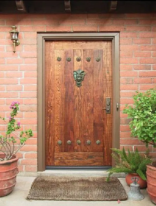 Входная деревянная дверь своими руками