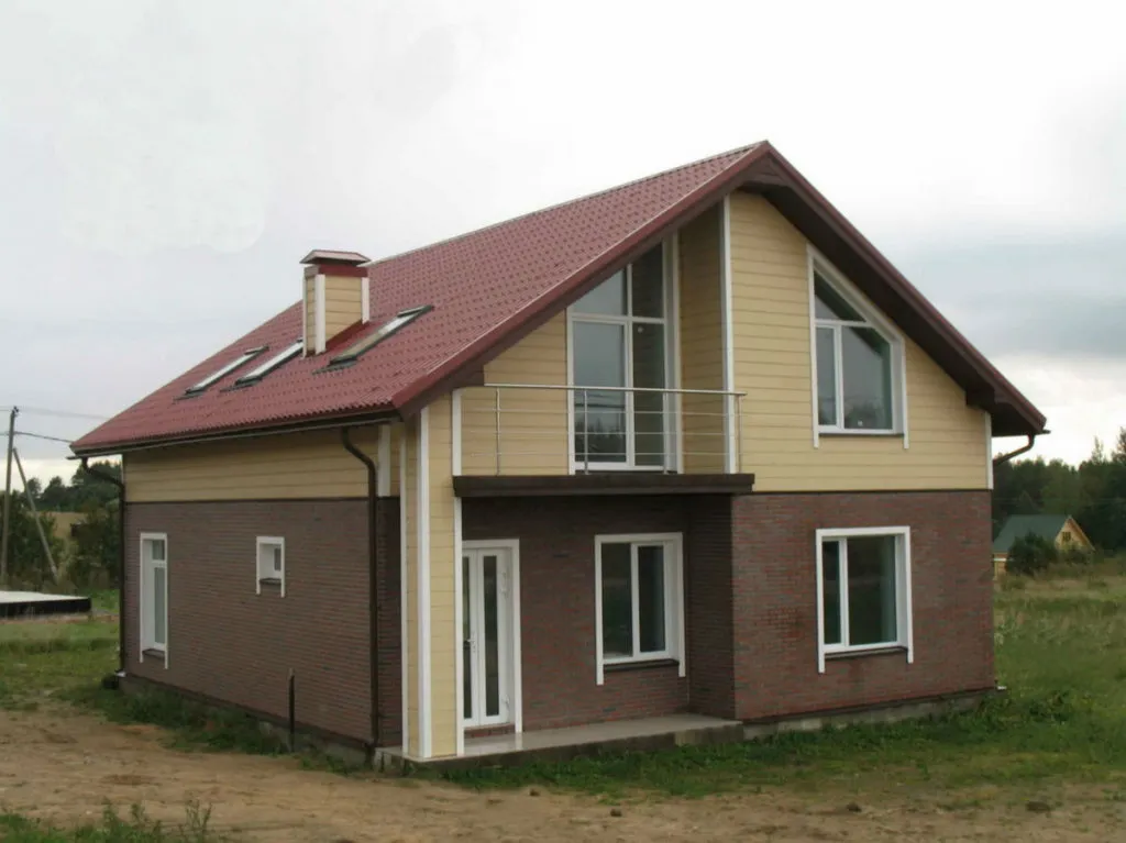 Дом из газобетона.