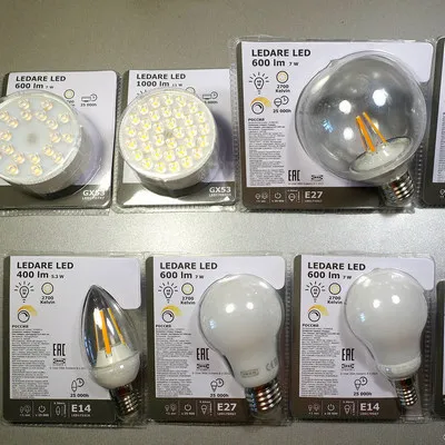 Новое поколение светодиодных ламп IKEA