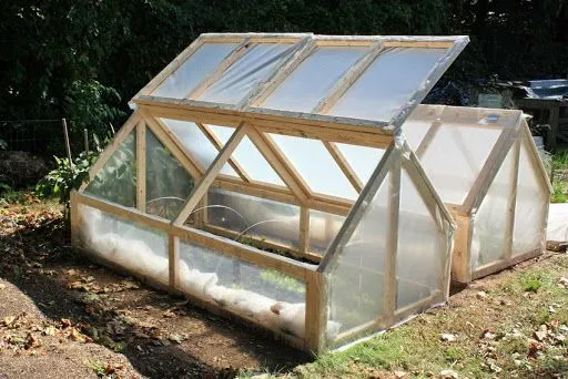 Деревянный парник бабочка Деревянная тепличка