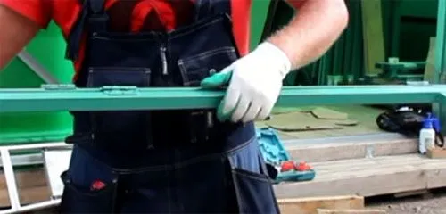 Верхняя поперечина Фиксация верхних стяжек