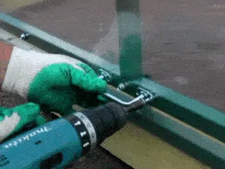 Закрепление ручек Крепление ручек