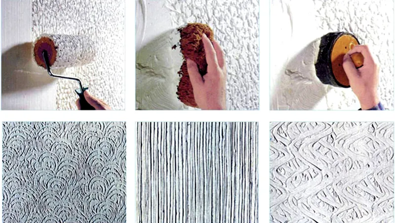 Губка и определённые движения — декоративная стена готова