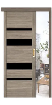 Раздвижная Uberture 30013 ДО серый велюр