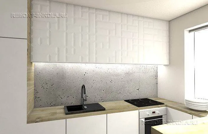 3d панели в интерьере кухни минимализм фото 3d панели в интерьере