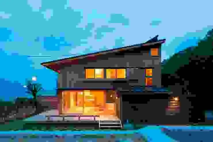 8匹の猫と姉妹の暮らす家, AMI ENVIRONMENT DESIGN/アミ環境デザイン AMI ENVIRONMENT DESIGN/アミ環境デザイン Дома в азиатском стиле