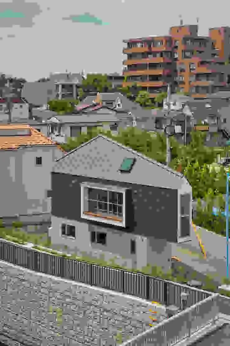 River side house / House in Horinouchi, 水石浩太建築設計室/ MIZUISHI Architect Atelier 水石浩太建築設計室/ MIZUISHI Architect Atelier Дома в стиле модерн