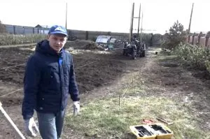 Разметка под сваи