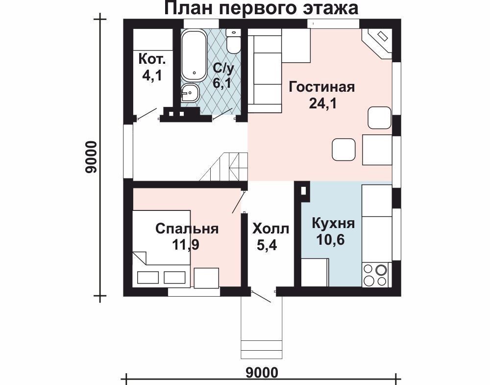 Проект дома AS-2102 каркасного с Проект дома AS-2102 каркасного с