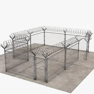 3D set wire fence