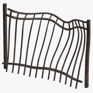 Wrought Iron Fence Damaged model