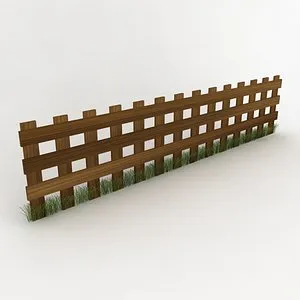free fence 3d model