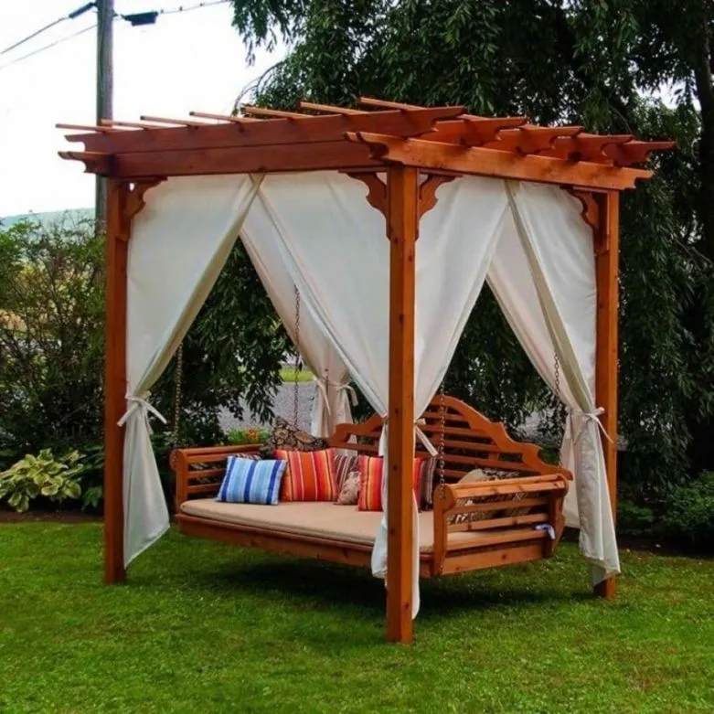 Как сделать перголу своими руками - лучшие фото конструкций и варианты применения в ландшафтном дизайне