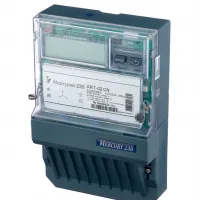 Счётчик Меркурий 230 ART 01 RN 3ф. мн.т. акт.-реакт.эн. 5- 60А 380В кл.1,0/2,0 ЖК-дисп. подвесной RS-485 до 4-тар.