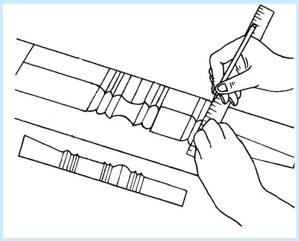 Изготовление шаблона для точения балясин