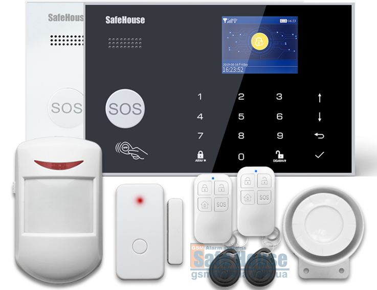 Система GSM WIFI сигнализации SH-030GW Система GSM WIFI сигнализации SH-030GW