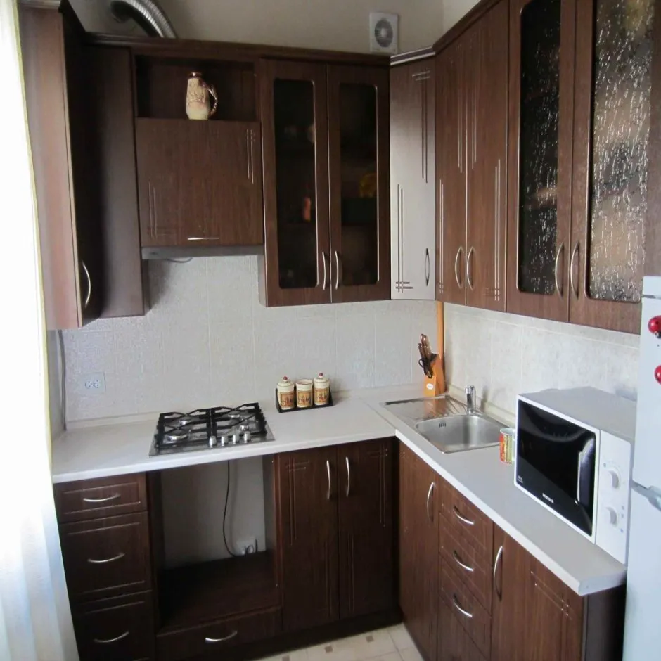 Маленькие кухни для хрущевок