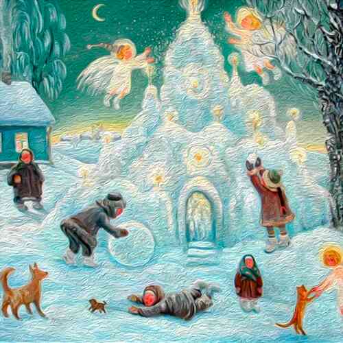 Сказка Снежный дом | читать, А. Н. Толстой