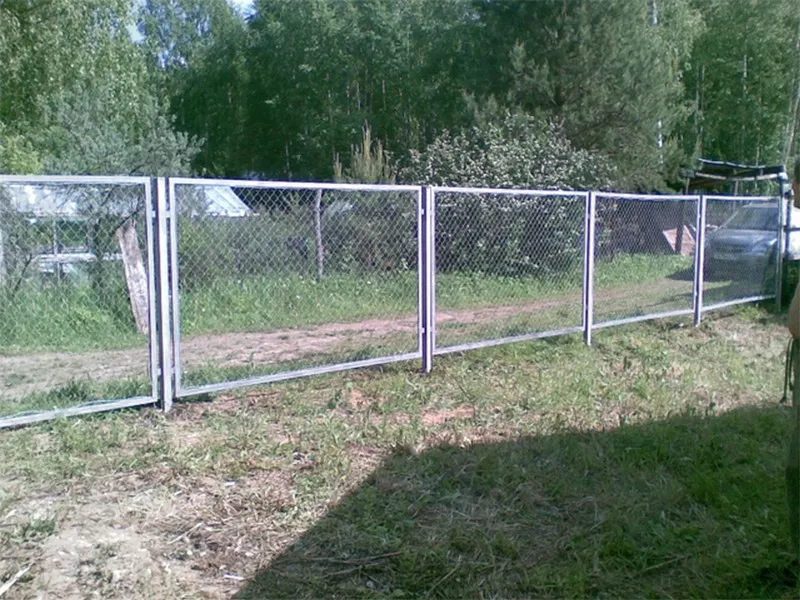 секционный из сетки-рабицы