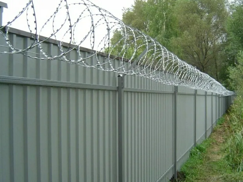профнастил с проволкой