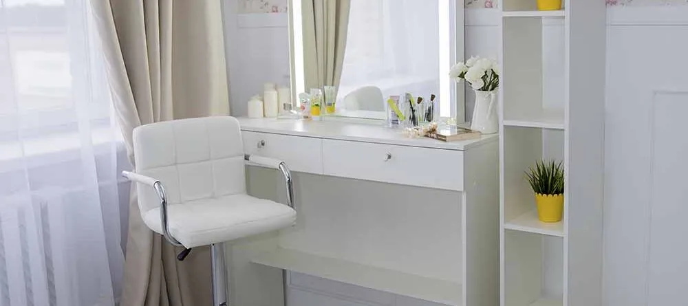 Гримерное зеркало со светодиодной лентой