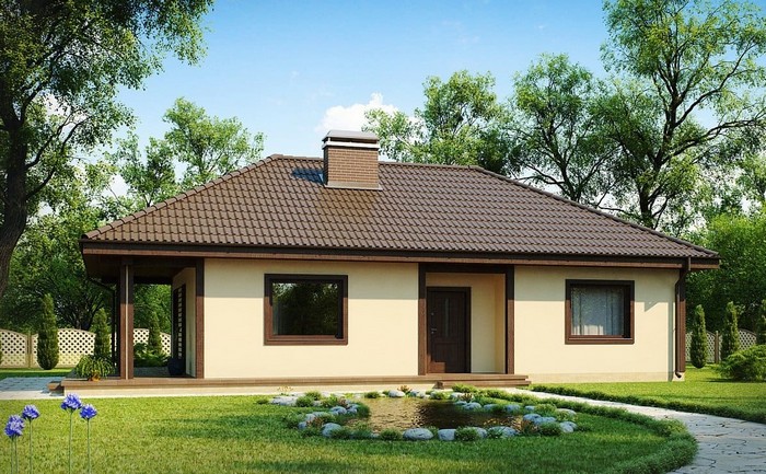 Красивые фасады одноэтажных домов: 50 Красивые фасады одноэтажных домов: 50