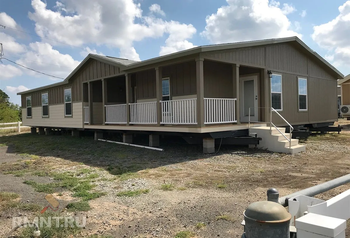 Тройной мобильный дом